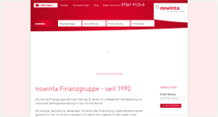 Desktop Screenshot of nowinta.de